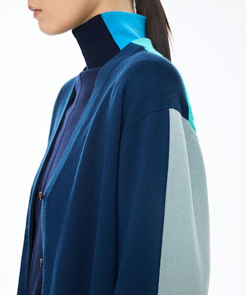 JNBY / ジェーエヌビーワイ カーディガン・ボレロ | Layered Block Cardigan | 詳細19
