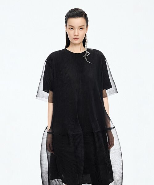 JNBY / ジェーエヌビーワイ ロング・マキシ丈ワンピース | Pleated Ruffle Dress | 詳細3