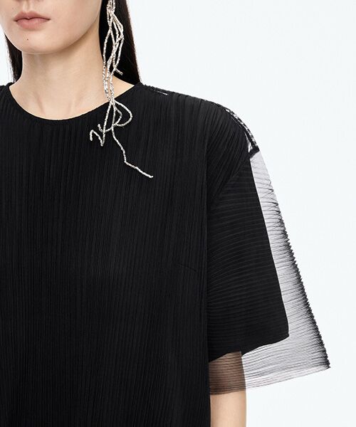 JNBY / ジェーエヌビーワイ ロング・マキシ丈ワンピース | Pleated Ruffle Dress | 詳細5