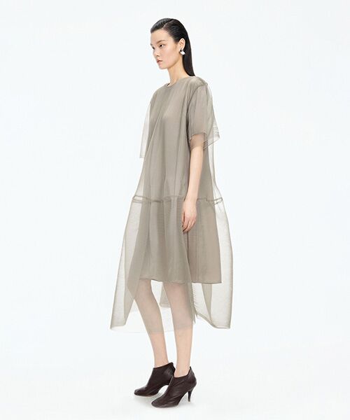 JNBY / ジェーエヌビーワイ ロング・マキシ丈ワンピース | Pleated Ruffle Dress | 詳細18