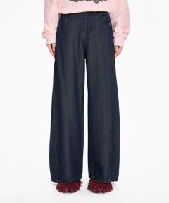 JNBY / ジェーエヌビーワイ デニムパンツ | Curved Seam Tencel Jeans