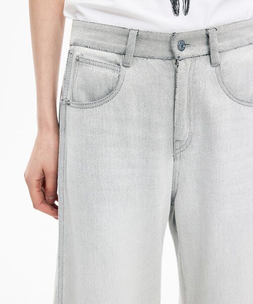 JNBY / ジェーエヌビーワイ デニムパンツ | Curved Seam Tencel Jeans | 詳細12