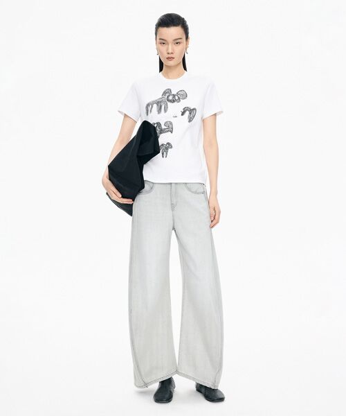 JNBY / ジェーエヌビーワイ デニムパンツ | Curved Seam Tencel Jeans | 詳細14