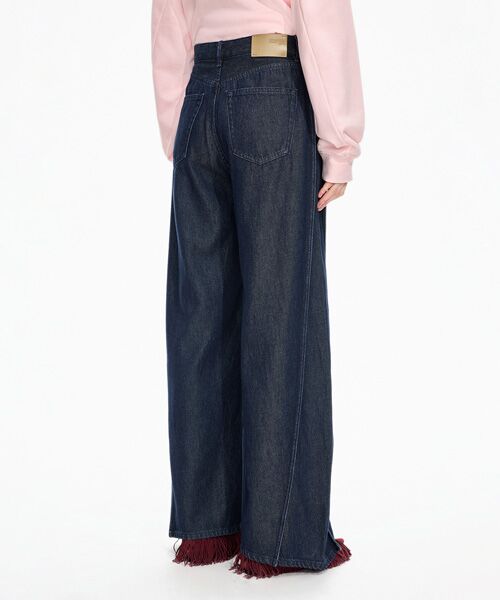 JNBY / ジェーエヌビーワイ デニムパンツ | Curved Seam Tencel Jeans | 詳細21