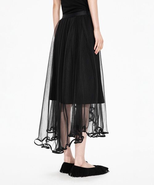 JNBY / ジェーエヌビーワイ ロング・マキシ丈スカート | Ruffled Fishtail Pleated Skirt | 詳細2