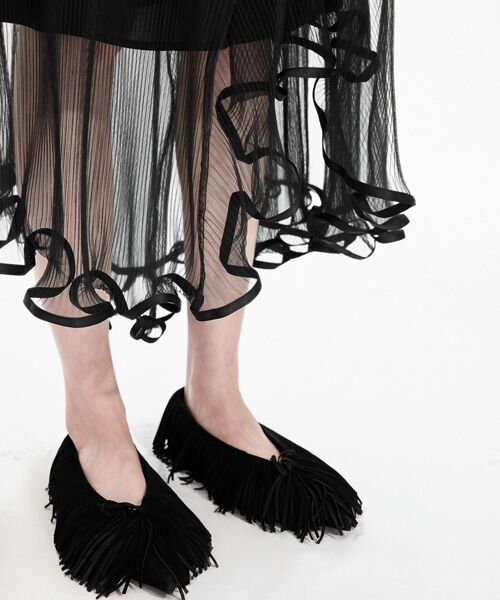 JNBY / ジェーエヌビーワイ ロング・マキシ丈スカート | Ruffled Fishtail Pleated Skirt | 詳細4