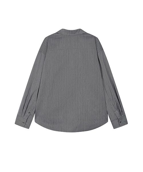 JNBY / ジェーエヌビーワイ シャツ・ブラウス | Pinstripe Wrap Shirt | 詳細7