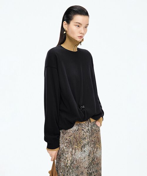 JNBY / ジェーエヌビーワイ スウェット | Soft Balloon Sweatshirt | 詳細1