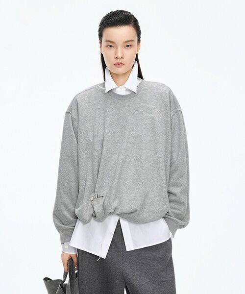 JNBY / ジェーエヌビーワイ スウェット | Soft Balloon Sweatshirt | 詳細10