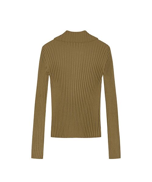 JNBY / ジェーエヌビーワイ ニット・セーター | Wide Rib Double-Zip Cardigan | 詳細19