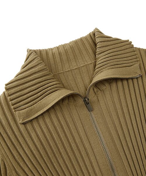 JNBY / ジェーエヌビーワイ ニット・セーター | Wide Rib Double-Zip Cardigan | 詳細20