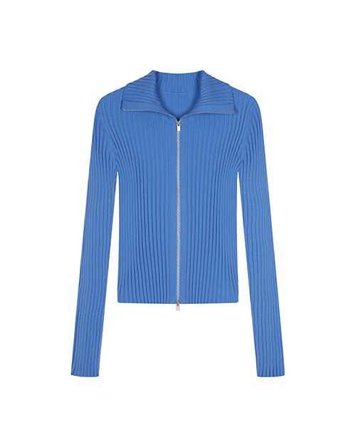 JNBY / ジェーエヌビーワイ ニット・セーター | Wide Rib Double-Zip Cardigan | 詳細27