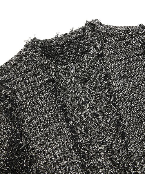 JNBY / ジェーエヌビーワイ ノーカラージャケット | Fringed Tweed-Inspired Jacket | 詳細12