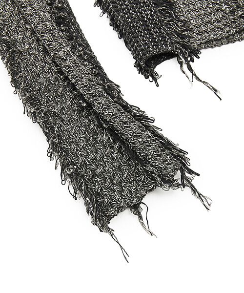 JNBY / ジェーエヌビーワイ ノーカラージャケット | Fringed Tweed-Inspired Jacket | 詳細13