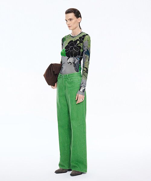 JNBY / ジェーエヌビーワイ カットソー | Oriental Print Second-Skin Top | 詳細15