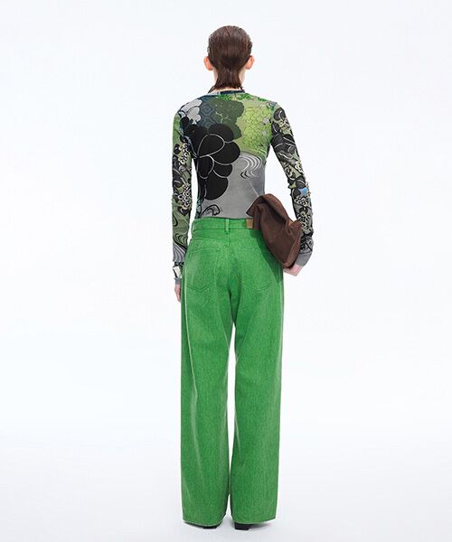 JNBY / ジェーエヌビーワイ カットソー | Oriental Print Second-Skin Top | 詳細16