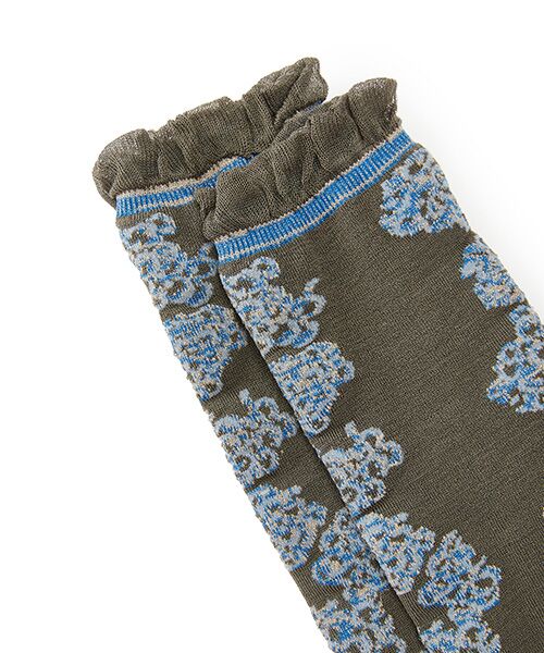 JNBY / ジェーエヌビーワイ ソックス | Floral Shimmer Knee Socks | 詳細10