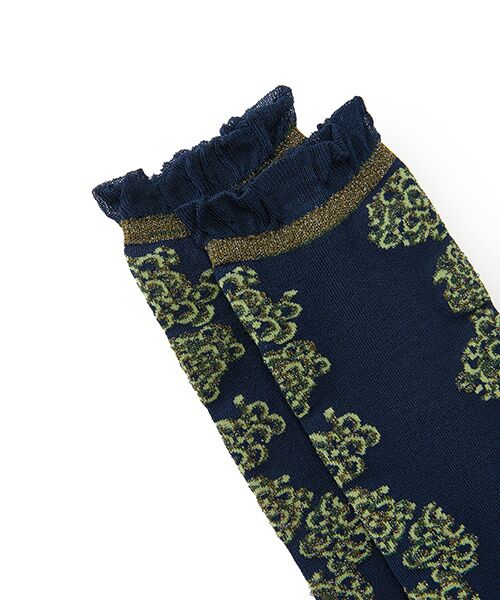 JNBY / ジェーエヌビーワイ ソックス | Floral Shimmer Knee Socks | 詳細15