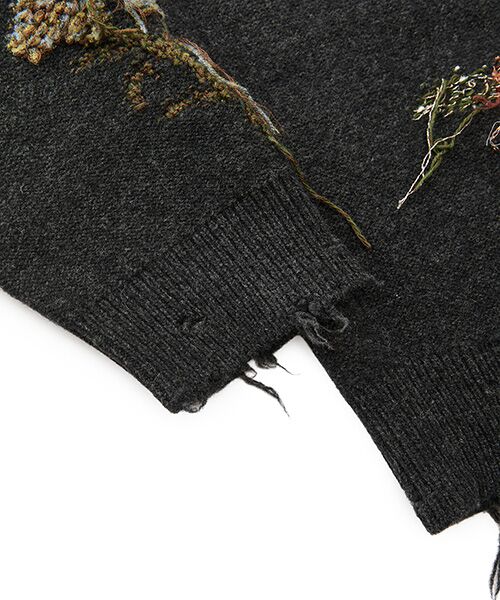 JNBY / ジェーエヌビーワイ ニット・セーター | Embroidered Wool Sweater | 詳細10
