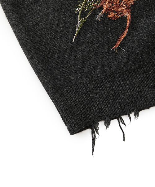 JNBY / ジェーエヌビーワイ ニット・セーター | Embroidered Wool Sweater | 詳細11