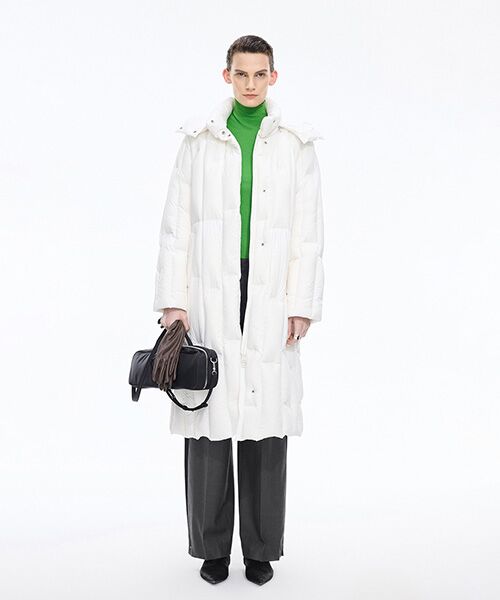 JNBY / ジェーエヌビーワイ スラックス・ドレスパンツ | Tapered Snap Wool Trousers | 詳細1