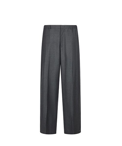 JNBY/ジェーエヌビーワイ Tapered Snap Wool Trousers DARK GRAY M