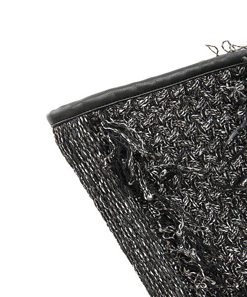 JNBY / ジェーエヌビーワイ ミニ・ひざ丈スカート | Fringe Tweed Skirt | 詳細8