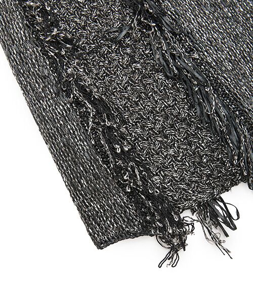 JNBY / ジェーエヌビーワイ ミニ・ひざ丈スカート | Fringe Tweed Skirt | 詳細10