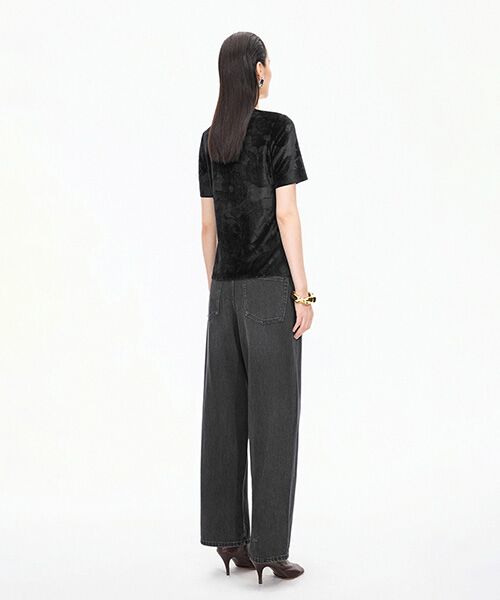 JNBY / ジェーエヌビーワイ カットソー | Velour Peony Top | 詳細6