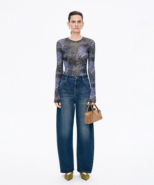 JNBY / ジェーエヌビーワイ カットソー | Kew Meadow Second-Skin Top | 詳細17