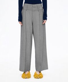 JNBY / ジェーエヌビーワイ スラックス・ドレスパンツ | Double-waist Wool Trousers