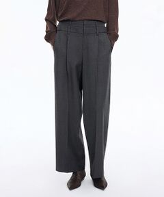 JNBY / ジェーエヌビーワイ スラックス・ドレスパンツ | Double-waist Wool Trousers