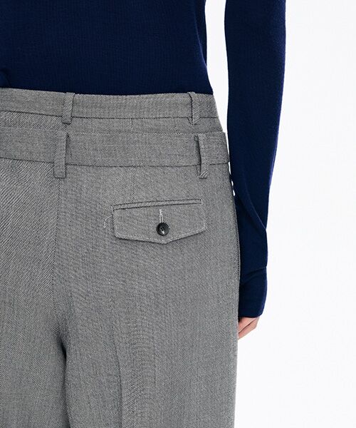 JNBY / ジェーエヌビーワイ スラックス・ドレスパンツ | Double-waist Wool Trousers | 詳細4