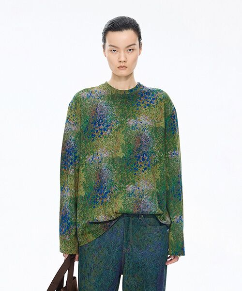 JNBY / ジェーエヌビーワイ カットソー | Kew Meadow Print Top | 詳細19