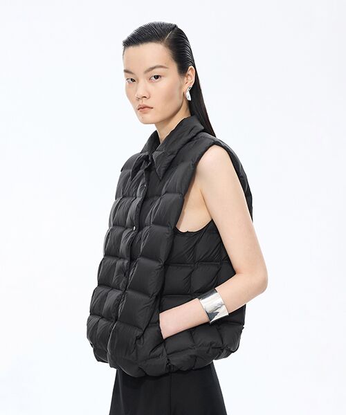 JNBY / ジェーエヌビーワイ ダウンジャケット・ベスト | Square Quilted Down Vest | 詳細1