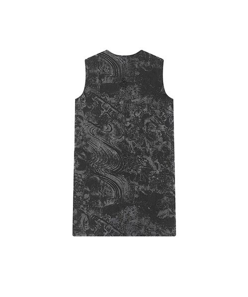 JNBY / ジェーエヌビーワイ ミニ丈・ひざ丈ワンピース | Flocked Denim Dress | 詳細8