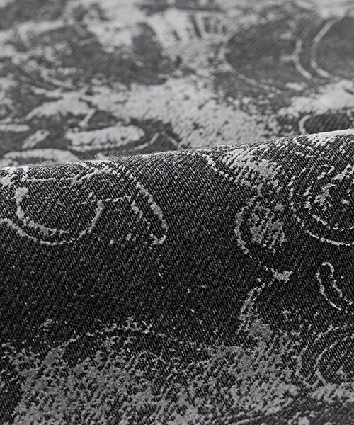 JNBY / ジェーエヌビーワイ ミニ丈・ひざ丈ワンピース | Flocked Denim Dress | 詳細9