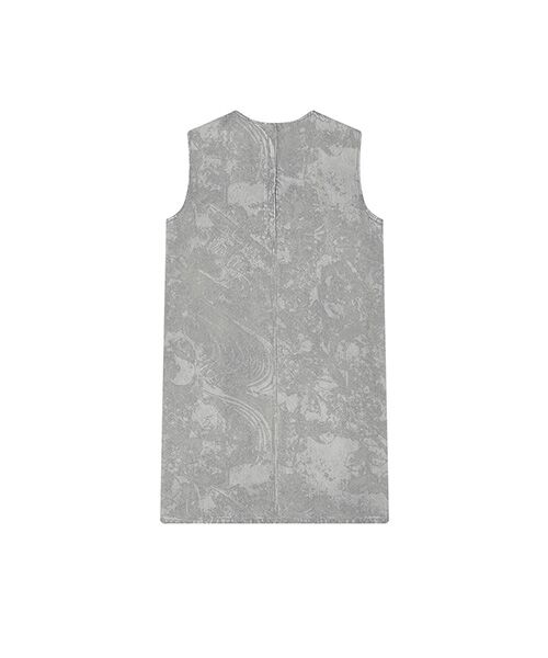 JNBY / ジェーエヌビーワイ ミニ丈・ひざ丈ワンピース | Flocked Denim Dress | 詳細17