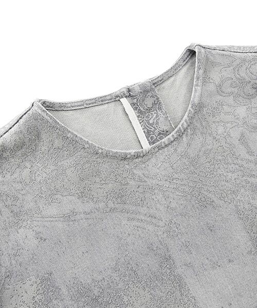 JNBY / ジェーエヌビーワイ ミニ丈・ひざ丈ワンピース | Flocked Denim Dress | 詳細18