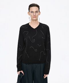 JNBY / ジェーエヌビーワイ ニット・セーター | Embroidered Sequin Sweater