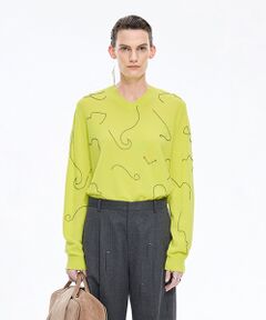 JNBY / ジェーエヌビーワイ ニット・セーター | Embroidered Sequin Sweater