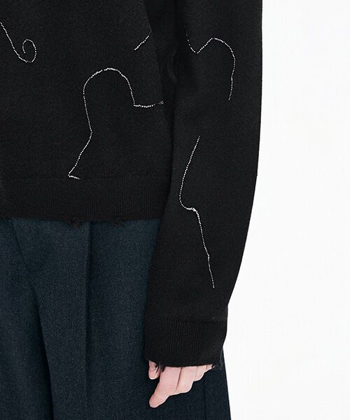 JNBY / ジェーエヌビーワイ ニット・セーター | Embroidered Sequin Sweater | 詳細3