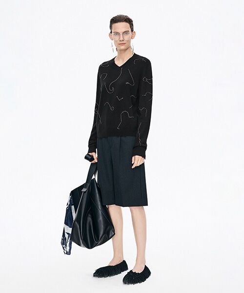 JNBY / ジェーエヌビーワイ ニット・セーター | Embroidered Sequin Sweater | 詳細5