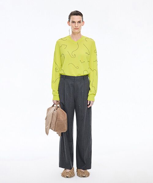 JNBY / ジェーエヌビーワイ ニット・セーター | Embroidered Sequin Sweater | 詳細13