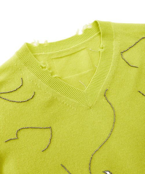 JNBY / ジェーエヌビーワイ ニット・セーター | Embroidered Sequin Sweater | 詳細18