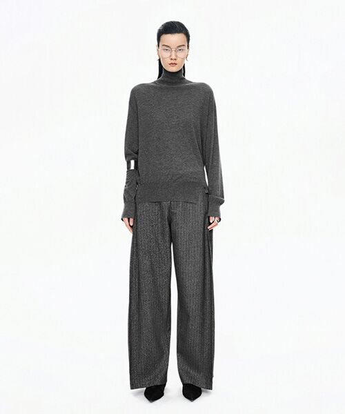 JNBY / ジェーエヌビーワイ スラックス・ドレスパンツ | Elegant Stripe Trousers | 詳細5