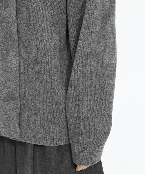 JNBY / ジェーエヌビーワイ カーディガン・ボレロ | Scarf Design Knit Cardigan / スカーフニットカーディガン | 詳細3