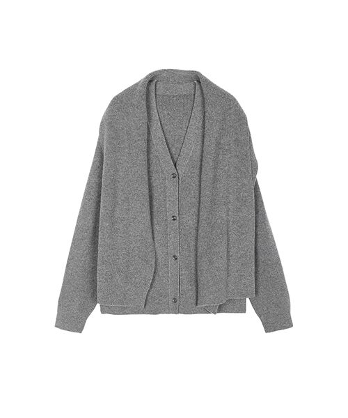 JNBY / ジェーエヌビーワイ カーディガン・ボレロ | Scarf Design Knit Cardigan / スカーフニットカーディガン | 詳細7