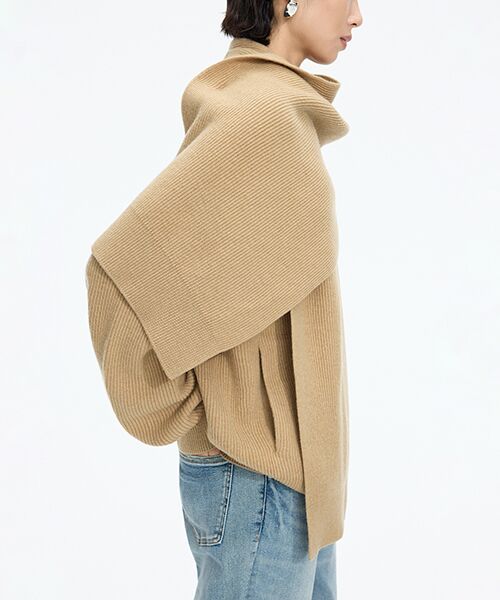 JNBY / ジェーエヌビーワイ カーディガン・ボレロ | Scarf Design Knit Cardigan / スカーフニットカーディガン | 詳細11