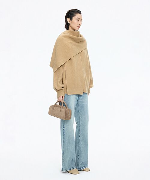 JNBY / ジェーエヌビーワイ カーディガン・ボレロ | Scarf Design Knit Cardigan / スカーフニットカーディガン | 詳細14